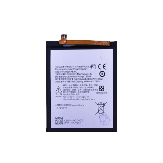 Battery HE342 for Nokia 5.1 Plus/6.1 Plus/7,1/X6 3060mAh